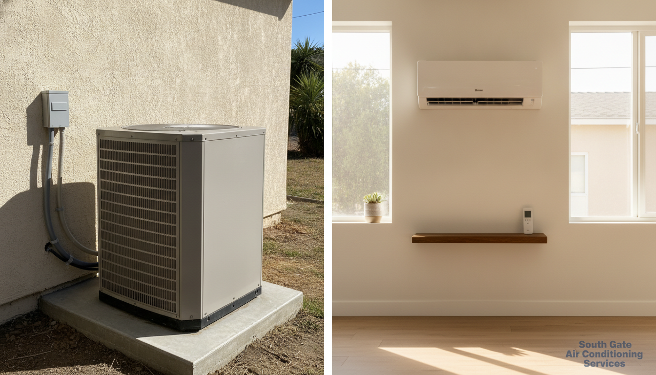 Central AC vs. Ductless Mini-Split: Which System Is Right for Your South Gate Home?